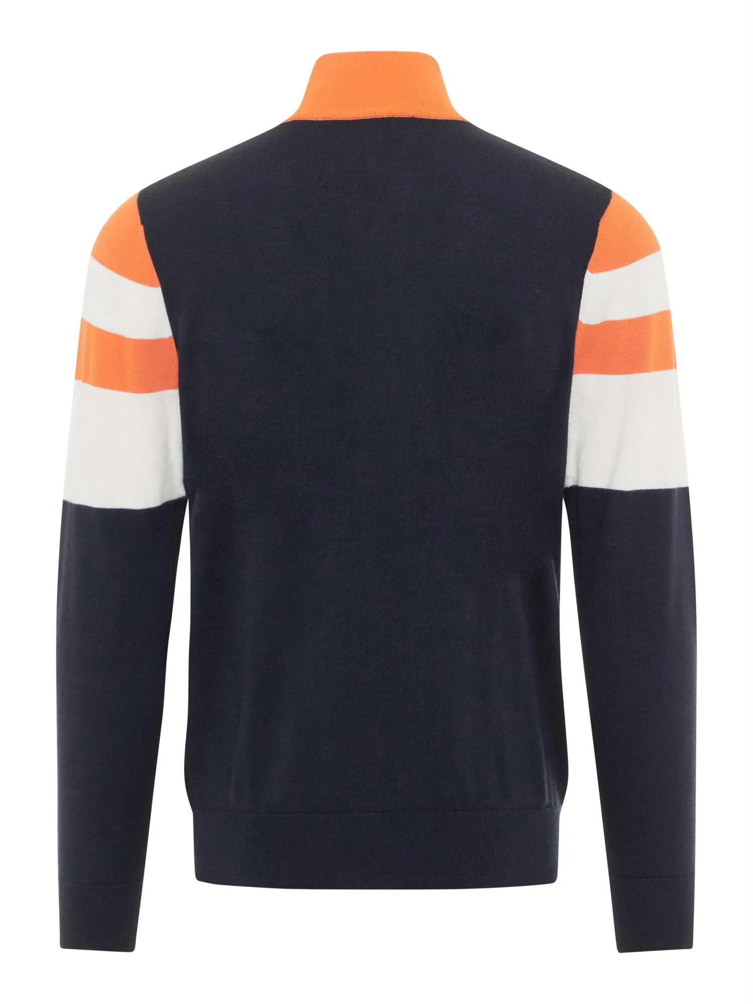 J.Lindeberg J Lindeberg Henry Wool Quarter Zip Jumper Navy 4 J.Lindeberg J Lindeberg Henry Wool Quarter Zip Jumper Navy - Image 2