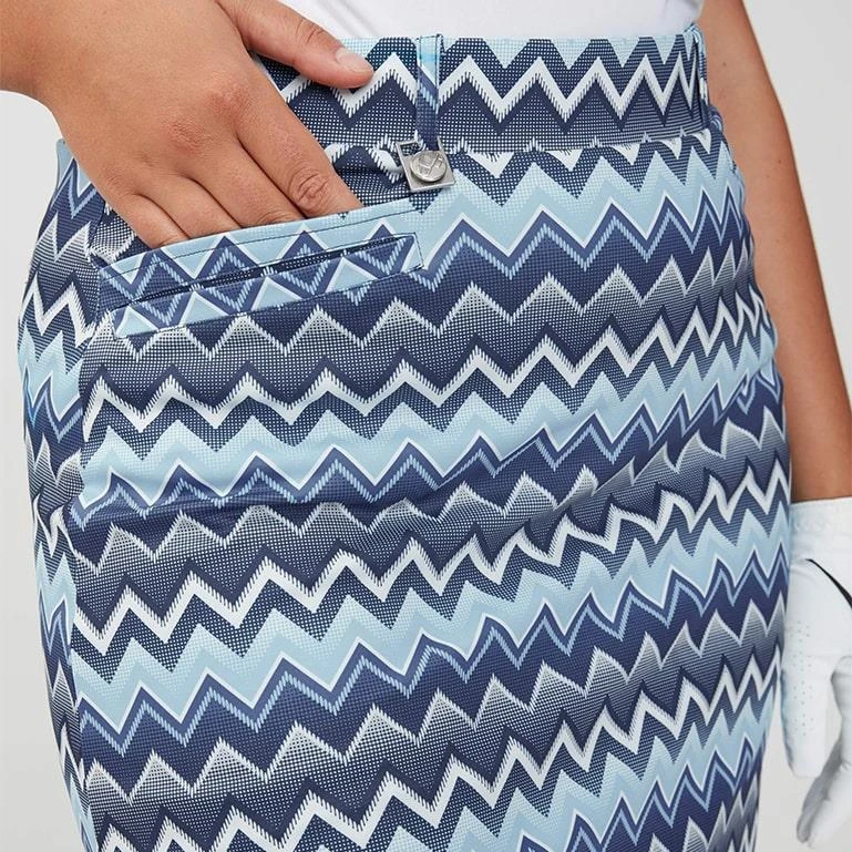 Rohnisch Move Skort Zigzag Blue 4 Rohnisch Move Skort Zigzag Blue - Image 2