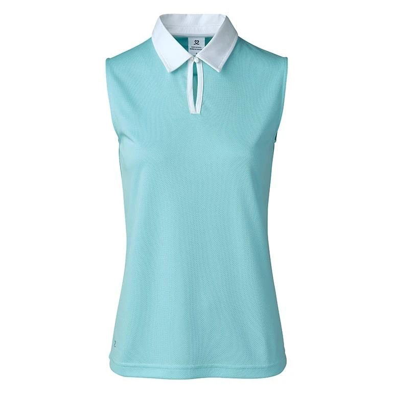 Daily Sports Stacia Sleeveless Polo Shirt Azur 3 Daily Sports Stacia Sleeveless Polo Shirt Azur
