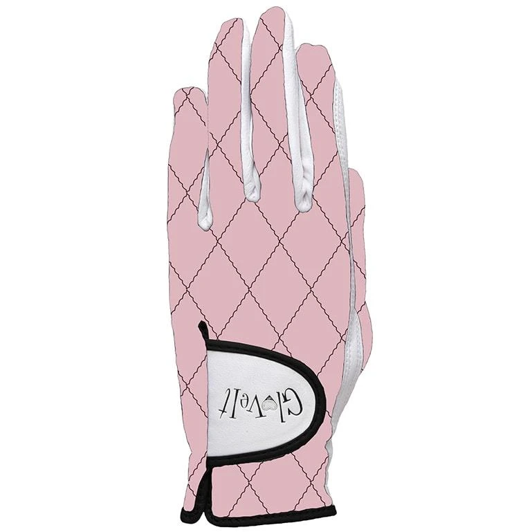 Glove It Rose Gold Quilt Ladies Golf Glove Left Hand 3 Glove It Rose Gold Quilt Ladies Golf Glove Left Hand