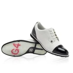 G/FORE G Fore Cap Toe Gallivanter Ladies Golf Shoes Snow/Onyx