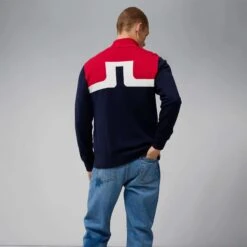 J.Lindeberg J Lindeberg Jeff Golf Windbreaker Sweater Navy 14 J.Lindeberg J Lindeberg Jeff Golf Windbreaker Sweater Navy -Teepeg Store 85858548