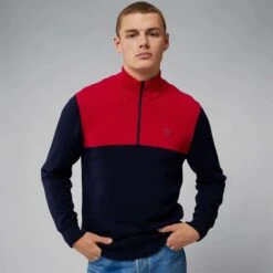 J.Lindeberg J Lindeberg Jeff Golf Windbreaker Sweater Navy 15 J.Lindeberg J Lindeberg Jeff Golf Windbreaker Sweater Navy -Teepeg Store 85858560