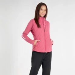 Green Lamb Monique Hybrid Ladies Golf Gilet Blush 16 Green Lamb Monique Hybrid Ladies Golf Gilet Blush -Teepeg Store AG24054 BLUSH 11