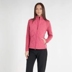 Green Lamb Marcella Hybrid Ladies Golf Jacket Blush -Teepeg Store AG24055 BLUSH 11