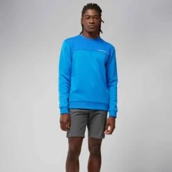 J.Lindeberg J Lindeberg Jeff Crew Neck Direction Blue -Teepeg Store AMJS06730 O458 12 scaled 1