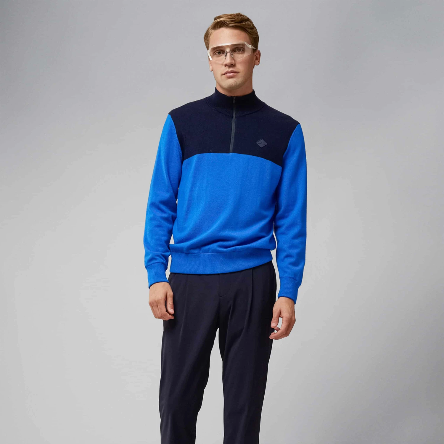 J.Lindeberg J Lindeberg Jeff Golf Windbreaker Sweater Nautical Blue 8 J.Lindeberg J Lindeberg Jeff Golf Windbreaker Sweater Nautical Blue - Image 6