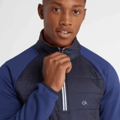 Calvin Klein Golf Hybrid Half Zip Ink -Teepeg Store CKMA21533INK 3 e1242a52 63ef 479c a378 aa5a195341e4