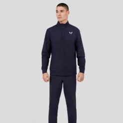 Castore Classic Zip Mock Neck Mens Golf Mid Layer Mid Night Navy -Teepeg Store CMA40173 NAVY 1 a078bbaf 5629 4688 a4cb 50b2e4992c30