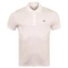 Lacoste Mens Ribbed Collar Cotton Polo Shirt White 1 Lacoste Mens Ribbed Collar Cotton Polo Shirt White -Teepeg Store DH2050 001 1 min