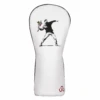 Banksy Flower Thrower Driver Headcover White 2 Banksy Flower Thrower Driver Headcover White -Teepeg Store Flower Thrower DRV WHITE 1