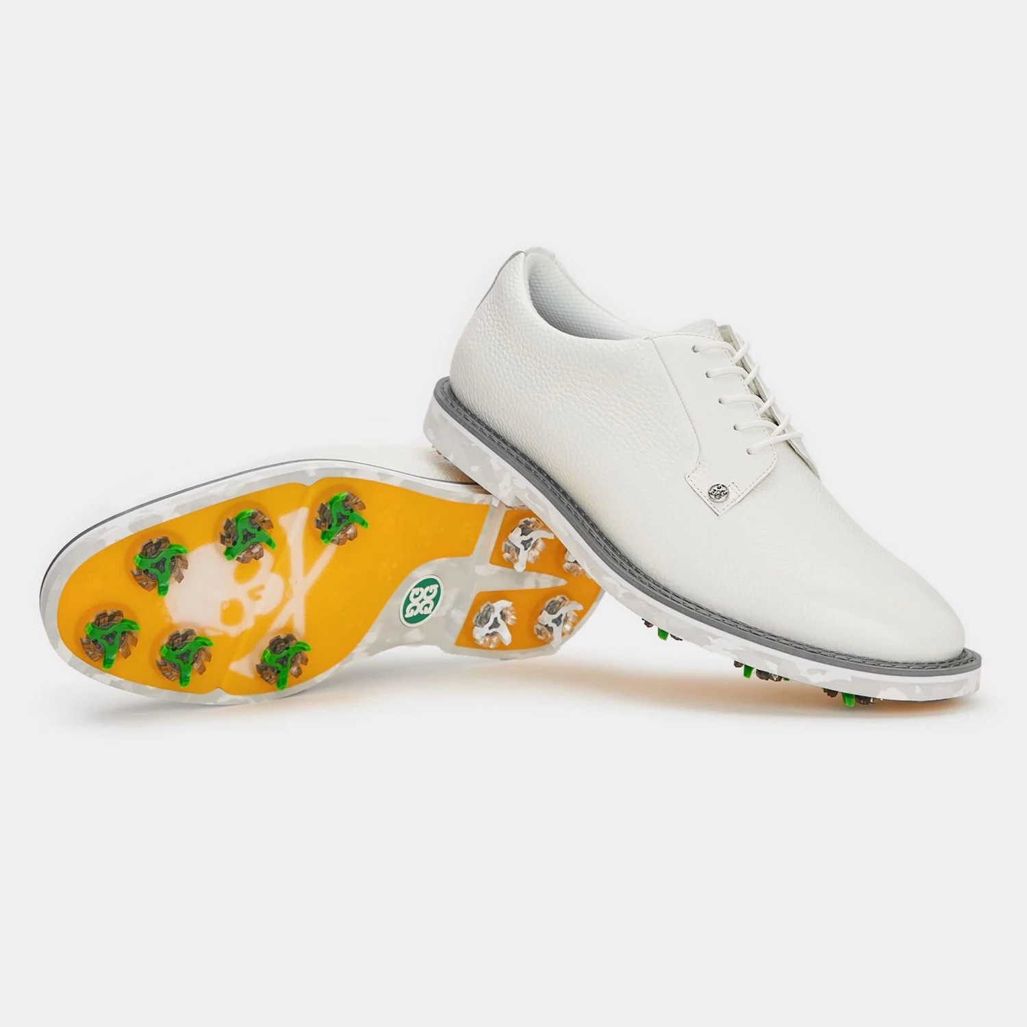 G/FORE G/LOCK Camo Sole Gallivanter Mens Golf Shoe Snow 4 G/FORE G/LOCK Camo Sole Gallivanter Mens Golf Shoe Snow - Image 2