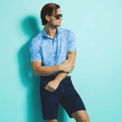 G/FORE Exploded Camo Tech Jersey Polo Baja -Teepeg Store GMP000005 BAJA 11