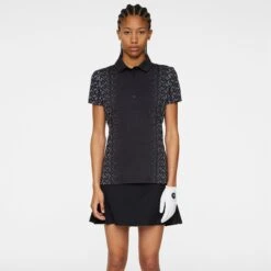 J.Lindeberg J Lindeberg Karrie Ladies Golf Polo Shirt White 13 J.Lindeberg J Lindeberg Karrie Ladies Golf Polo Shirt White -Teepeg Store GWJT10892 0000 11