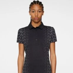 J.Lindeberg J Lindeberg Karrie Ladies Golf Polo Shirt White 14 J.Lindeberg J Lindeberg Karrie Ladies Golf Polo Shirt White -Teepeg Store GWJT10892 0000 12