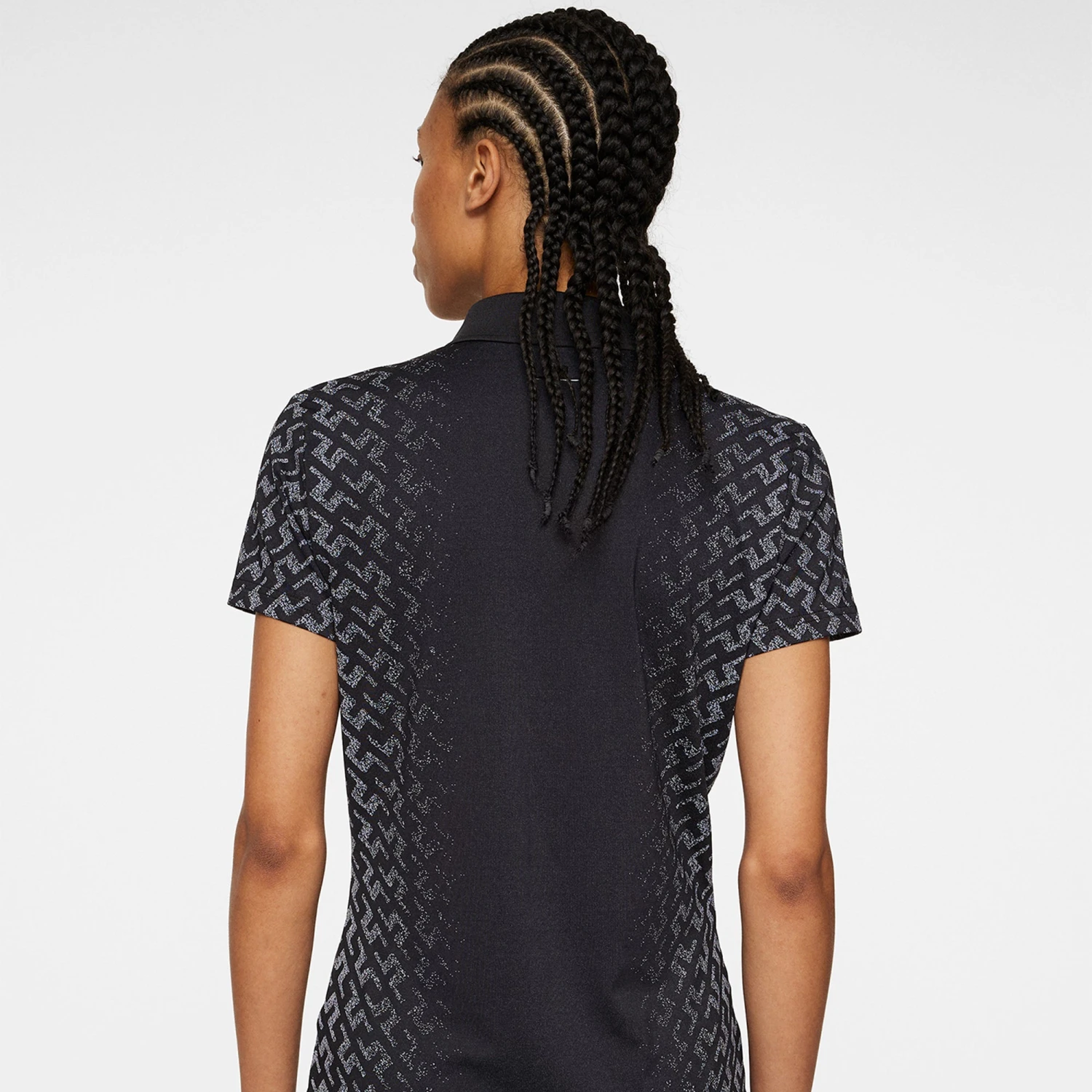 J.Lindeberg J Lindeberg Karrie Ladies Golf Polo Shirt White 8 J.Lindeberg J Lindeberg Karrie Ladies Golf Polo Shirt White - Image 6