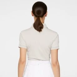 J.Lindeberg J Lindeberg Tour Tech Ladies Golf Polo Shirt Moonbeam 13 J.Lindeberg J Lindeberg Tour Tech Ladies Golf Polo Shirt Moonbeam -Teepeg Store GWJT11790 U029 13