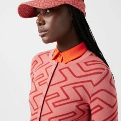 J.Lindeberg J Lindeberg Odessa Ladies Golf Cardigan Faded Rose Bridge Monogram 13 J.Lindeberg J Lindeberg Odessa Ladies Golf Cardigan Faded Rose Bridge Monogram -Teepeg Store GWKW06069 S173 3 scaled 1