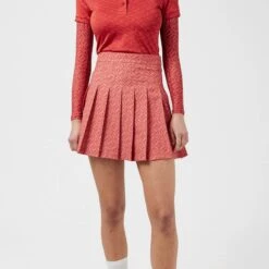 J.Lindeberg J Lindeberg Adina Print Ladies Golf Skirt Faded Rose Bridge Monogram 13 J.Lindeberg J Lindeberg Adina Print Ladies Golf Skirt Faded Rose Bridge Monogram -Teepeg Store GWSD05565 S173 1 scaled 1