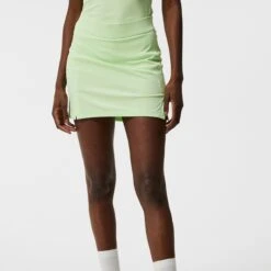 J.Lindeberg J Lindeberg Amelie Mid Ladies Golf Skirt Patina Green -Teepeg Store GWSD07948 M037 11