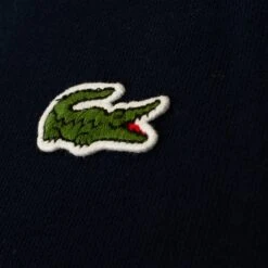 Lacoste Regular Fit Brushed Fleece Full Zip Sweatershirt Navy 23 Lacoste Regular Fit Brushed Fleece Full Zip Sweatershirt Navy -Teepeg Store SH9622 00 166 5