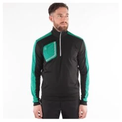 Galvin Green Dwight Insula Golf Mid Layer Black/Green/White -Teepeg Store image255865604