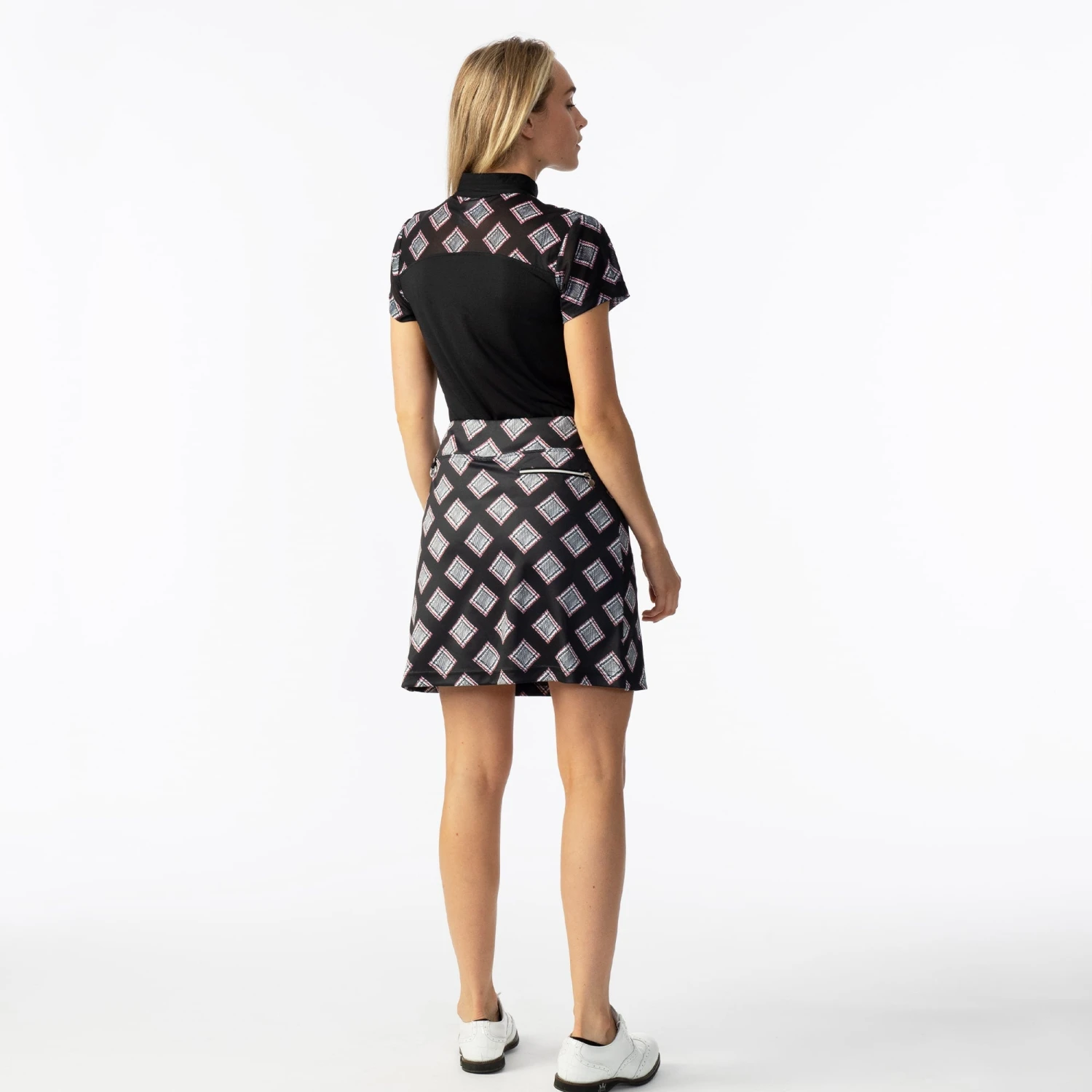 Daily Sports Ruthie Ladies Golf Polo Shirt Black 6 Daily Sports Ruthie Ladies Golf Polo Shirt Black - Image 4