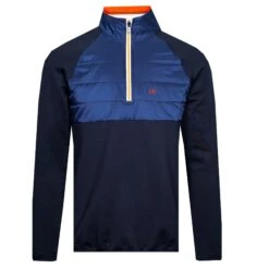 Calvin Klein Golf Hybrid Half Zip Navy