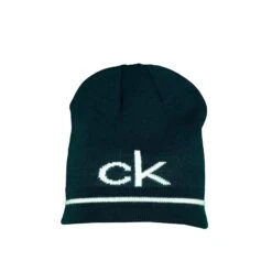 Calvin Klein Golf React Reversible Beanie Grey Navy/White