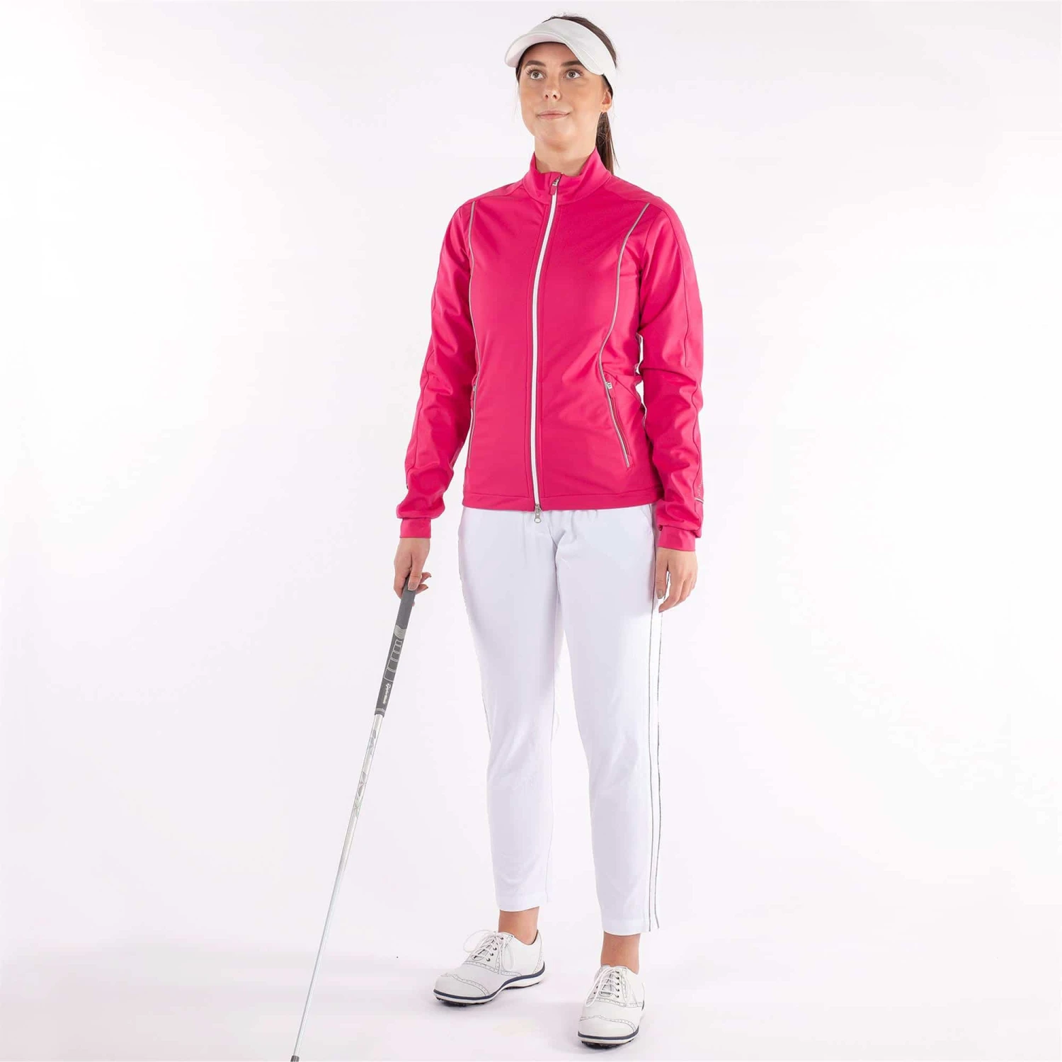 Galvin Green Leila Interface Ladies Golf Jacket Deep Pink/Reflex 5 Galvin Green Leila Interface Ladies Golf Jacket Deep Pink/Reflex - Image 3