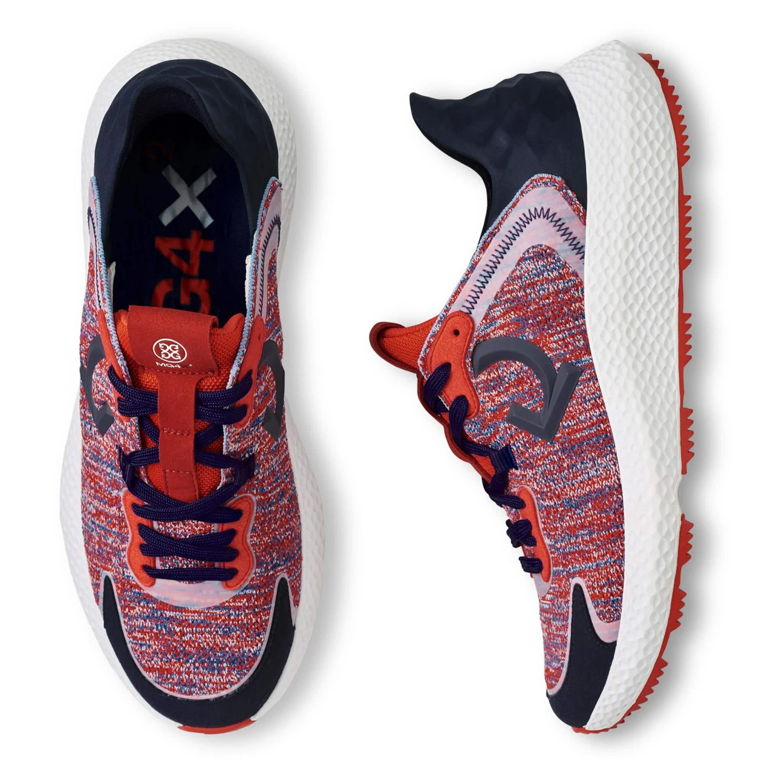 G/FORE MG4X2 Golf Cross Trainer Twilight/Poppy 4 G/FORE MG4X2 Golf Cross Trainer Twilight/Poppy - Image 3