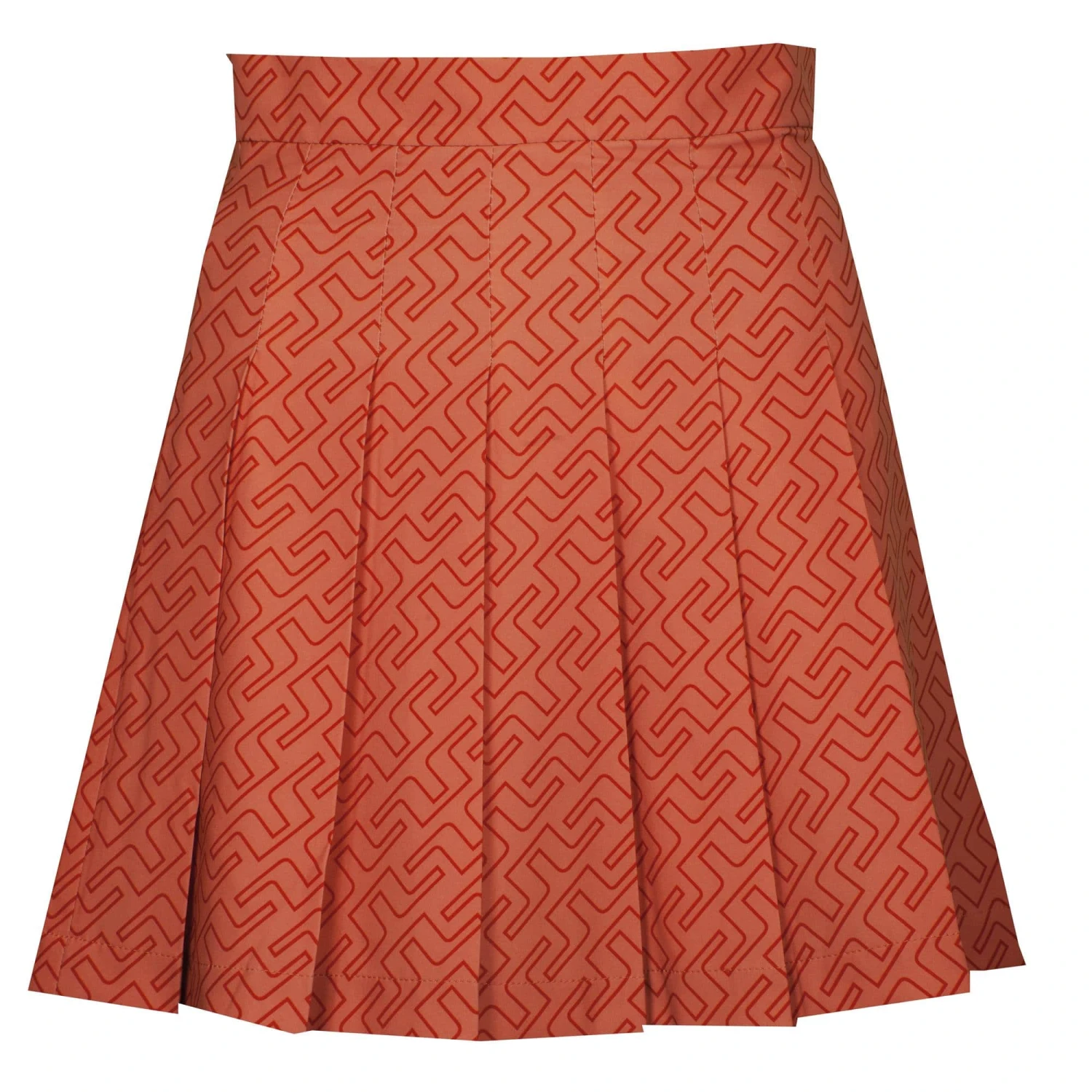 J.Lindeberg J Lindeberg Adina Print Ladies Golf Skirt Faded Rose Bridge Monogram 3 J.Lindeberg J Lindeberg Adina Print Ladies Golf Skirt Faded Rose Bridge Monogram