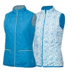 Green Lamb Kelly Reversible Gilet Cobalt/Zing -Teepeg Store image324967950