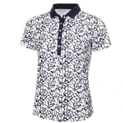 Green Lamb Katia Print Polo Shirt Lace