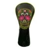 Swarovski Sugar Skull Green Driver Headcover Black -Teepeg Store image341509802