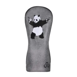 Banksy Bad Panda Fairway Wood Headcover Grey