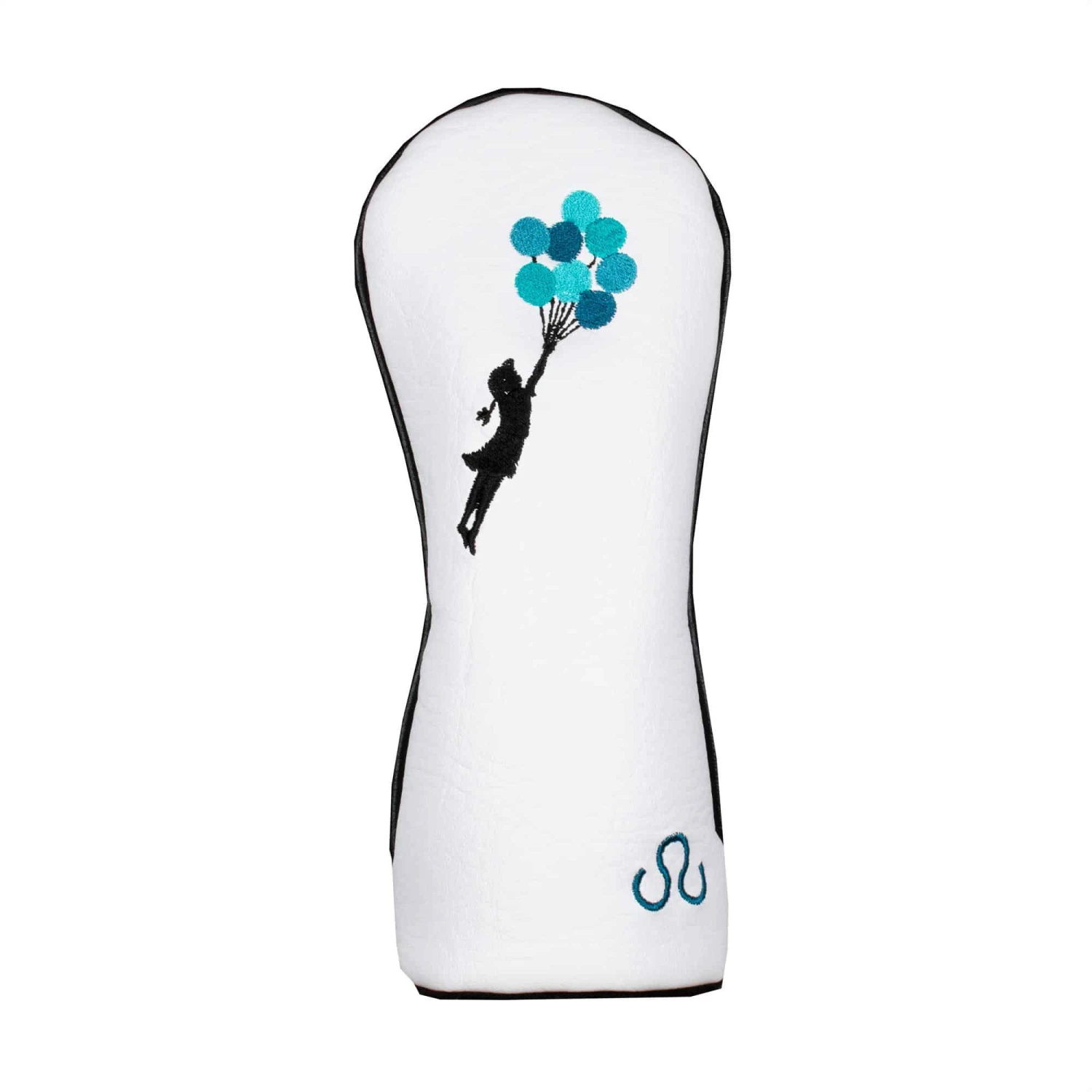 Banksy Balloon Girl Fairway Wood Headcover White 3 Banksy Balloon Girl Fairway Wood Headcover White