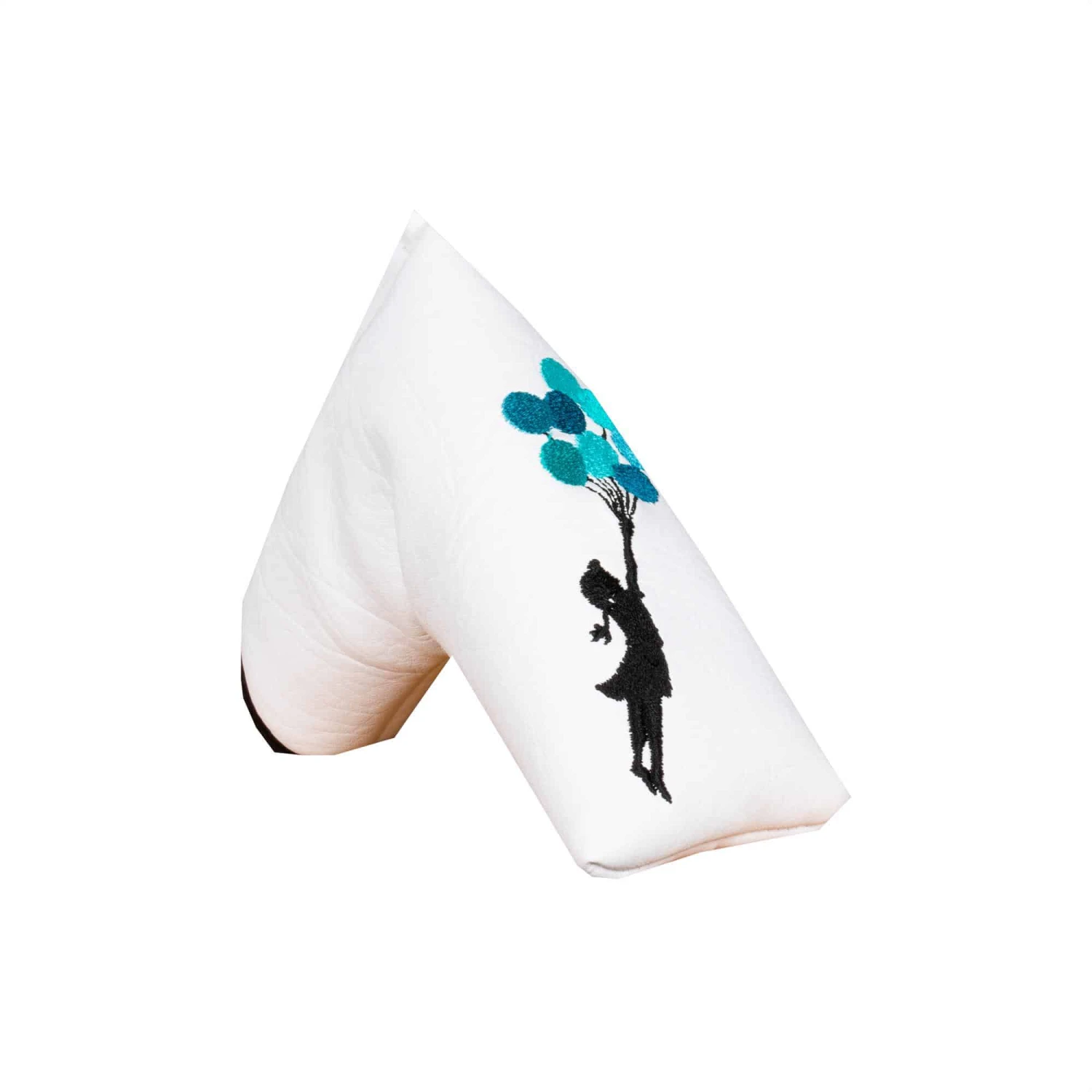 Banksy Balloon Girl Blade Putter Headcover White 3 Banksy Balloon Girl Blade Putter Headcover White
