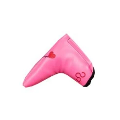 Banksy Girl With Heart Balloon Blade Putter Headcover Pink -Teepeg Store image343123725