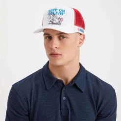 G/FORE Keep On Golfin Trucker Snow 13 G/FORE Keep On Golfin Trucker Snow -Teepeg Store image343502248