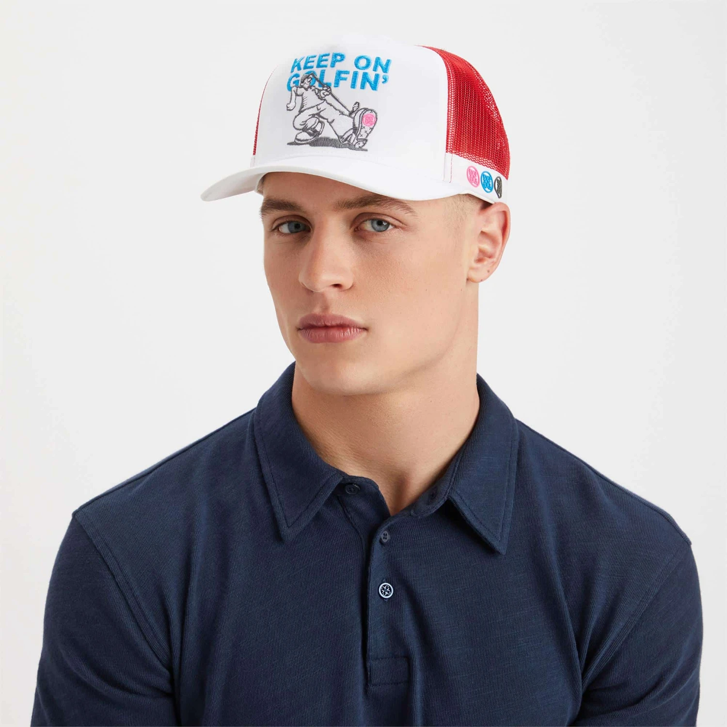 G/FORE Keep On Golfin Trucker Snow 8 G/FORE Keep On Golfin Trucker Snow - Image 6