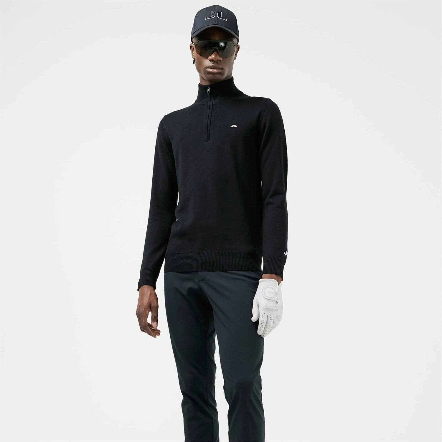 J.Lindeberg J Lindeberg Kian Tour Merino Mens Golf Jumper Black 4 J.Lindeberg J Lindeberg Kian Tour Merino Mens Golf Jumper Black - Image 2