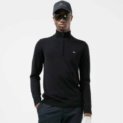 J.Lindeberg J Lindeberg Kian Tour Merino Mens Golf Jumper Black 10 J.Lindeberg J Lindeberg Kian Tour Merino Mens Golf Jumper Black -Teepeg Store image346744043