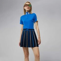 J.Lindeberg J Lindeberg River Knitted Ladies Golf Skirt Navy -Teepeg Store image349259009