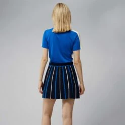 J.Lindeberg J Lindeberg River Knitted Ladies Golf Skirt Navy -Teepeg Store image349259011