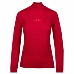 J.Lindeberg J Lindeberg Adia Ladies Sweater Barbados Cherry