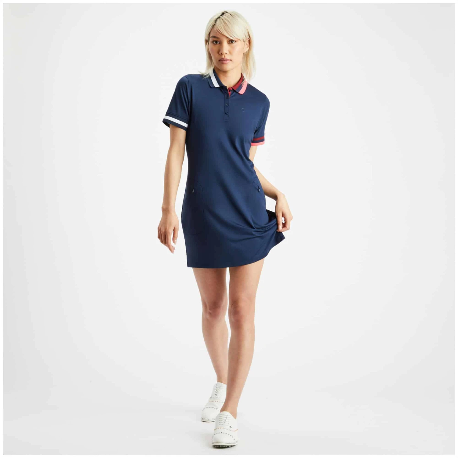 Ladies G/FORE Polo Dress Twilight 6 Ladies G/FORE Polo Dress Twilight - Image 4