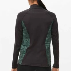 Rohnisch Jane Thermo Half Zip Green Croco -Teepeg Store image354783201