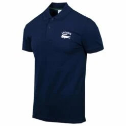 Lacoste Branded Stretch Pique Polo Shirt Navy 9 Lacoste Branded Stretch Pique Polo Shirt Navy -Teepeg Store image358066148