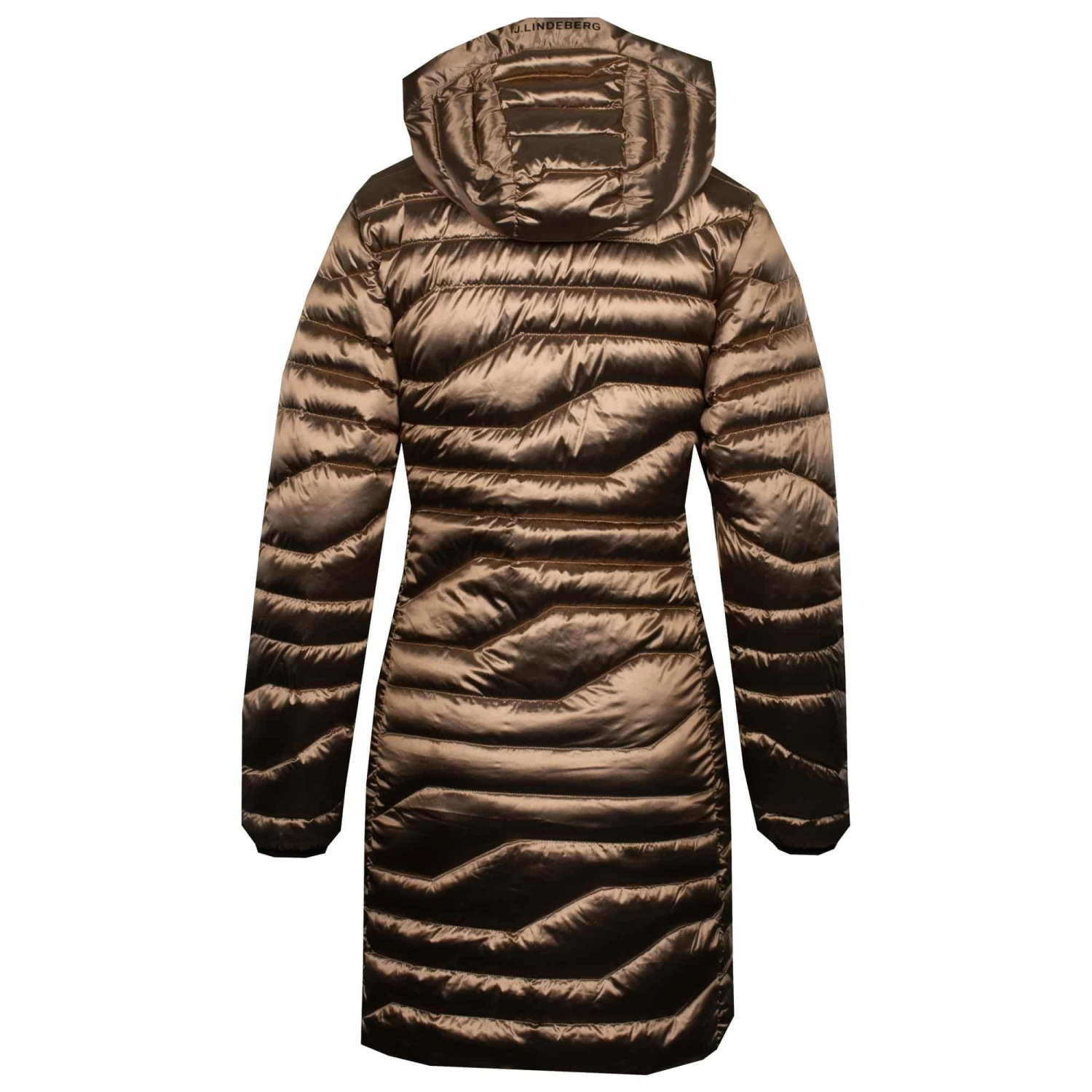 J.Lindeberg J Lindeberg Cliff Light Down Ladies Parka Tiger Brown 4 J.Lindeberg J Lindeberg Cliff Light Down Ladies Parka Tiger Brown - Image 2